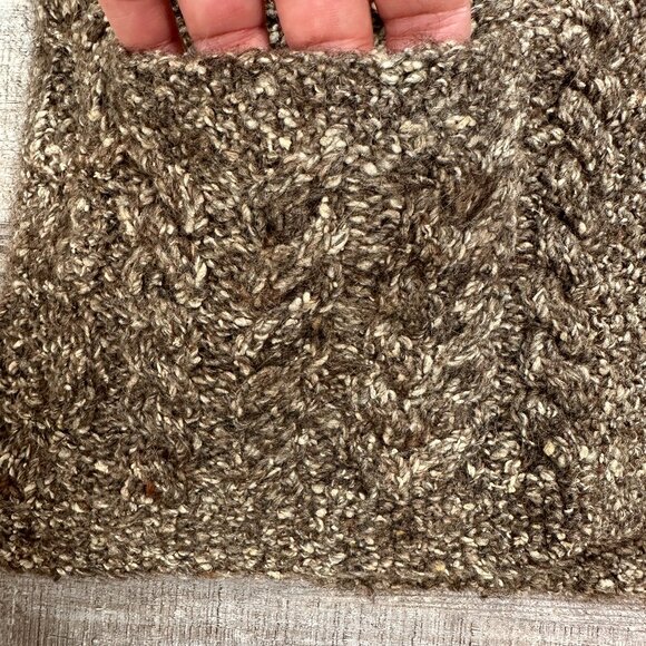 Lauren Ralph Lauren Wool / Silk Blend Cable Knit Zip Vest Sz S Warm Outerwear - Picture 3 of 10